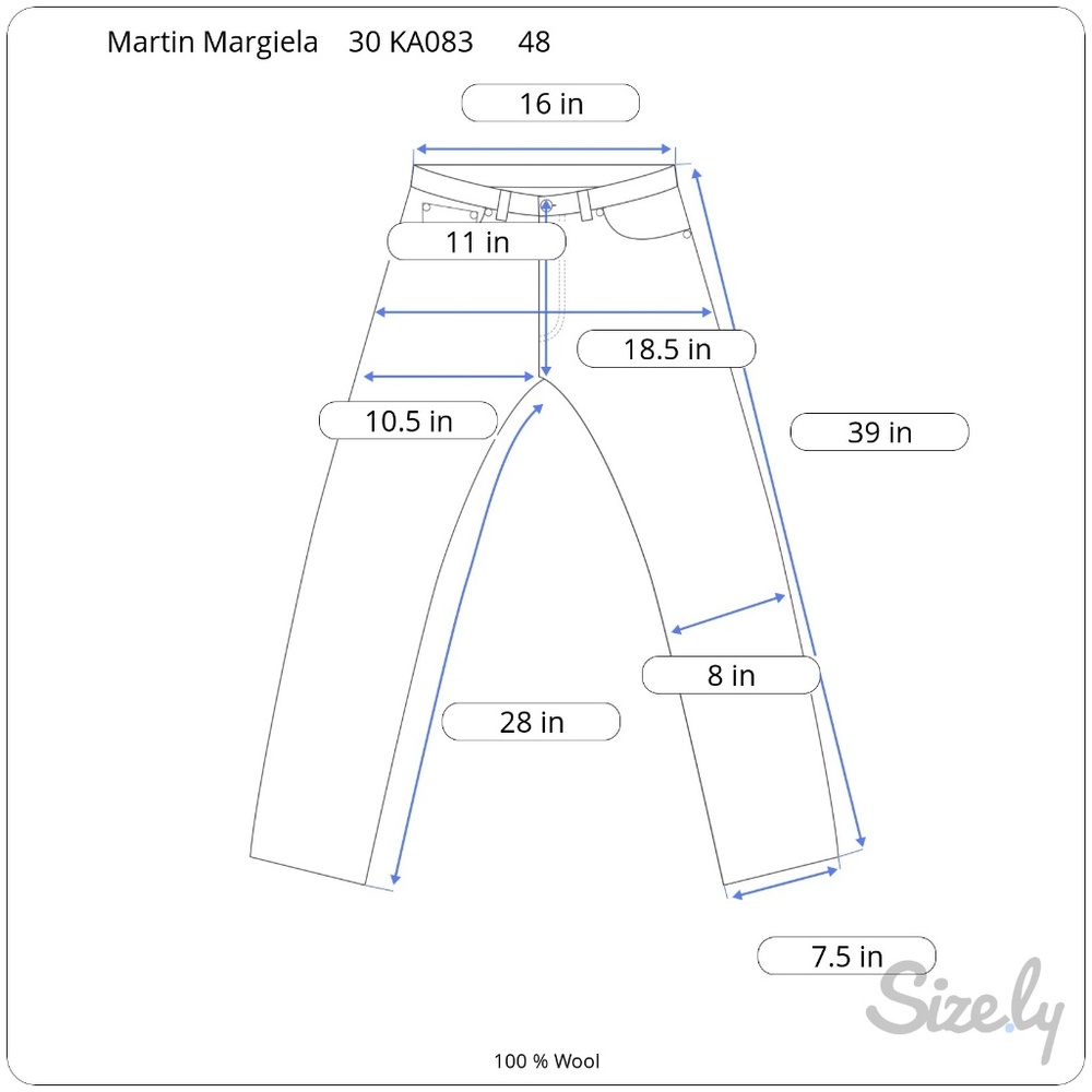 Martin Margiela Waist 30 100 % Cotton - Picture 8 of 8